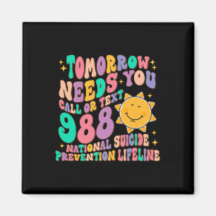 Morgen hebt u tekst 988 nodig, nationale zelfmoord magneet