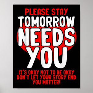Morgen heeft je nodig Mentale gezondheid Mensen me Poster