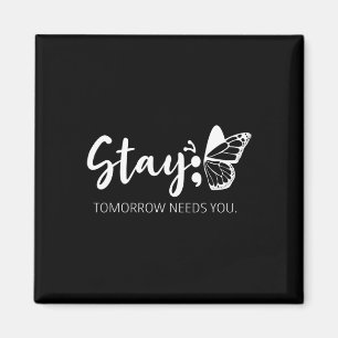 Morgen heeft je Semicolon Mental Health Support no Magneet