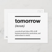 Morgen Inspirerend ontwerp Briefkaart (Voorkant / Achterkant)