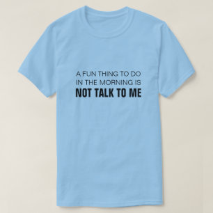 MORGEN IS NIET VOOR MIJ EEN KWESTIE OM TE DOEN T-SHIRT