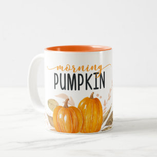 MORGEN PUMPKIN Oranje Herfst Tweekleurige Koffiemok