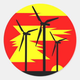 Morgen Ronde Sticker