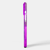 MORGEN STAR, Paars, zwart, monogram Case-Mate iPhone Case (Achterkant / Links)