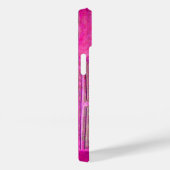 MORGEN STAR, roze, zwart, Fuchsia Case-Mate iPhone Case (Achterkant / Rechts)