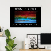 Morgenkleur Poster (Thuiskantoor)