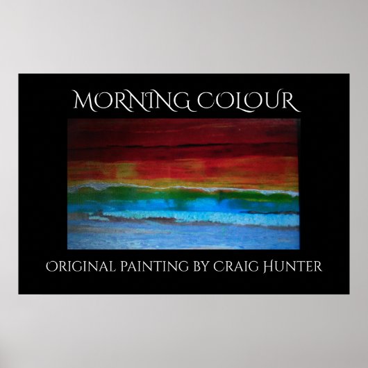 Morgenkleur Poster (Voorkant)