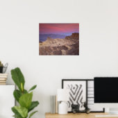 Morgens eerste licht op Zabriskie Point en 2 Poster (Thuiskantoor)