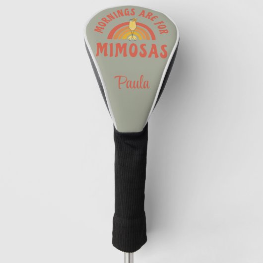 Morgens voor Mimosas Golfheadcover (Voorkant)