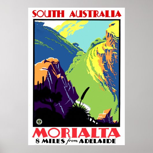 Morialta, 8 mijl van Adelaide, South Australia Poster (Voorkant)
