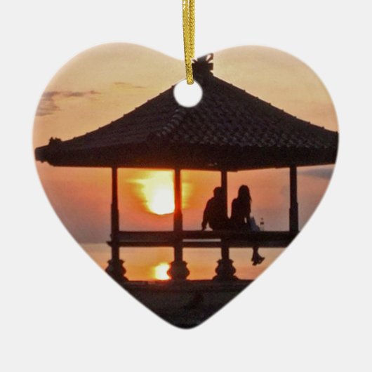 Moring op Bali Island Keramisch Ornament (Voorkant)