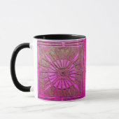 MORING STAR Pink, Fuchsia Black, Monogram Mok (Links)