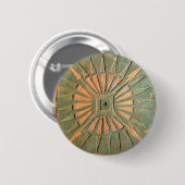 MORING STAR RONDE BUTTON 5,7 CM (Voorkant /achterkant)