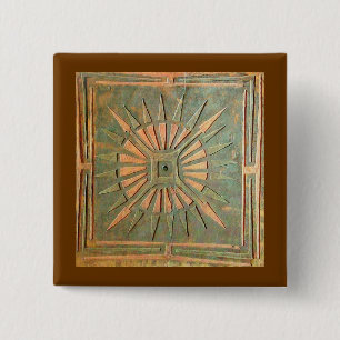 MORING STAR VIERKANTE BUTTON 5,1 CM