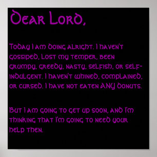 Morining Prayer Poster