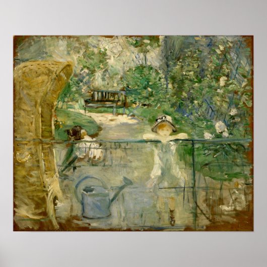 Morisot - De mandstoel 1885 Poster (Voorkant)