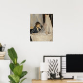 Morisot - De wieg 1872 Poster (Thuiskantoor)