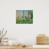 " morisot " - landschap van La Creuse 1882 Poster (Keuken)