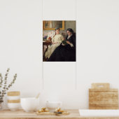 Morisot - moeder en zuster van de kunstenaar 1870 poster (Keuken)