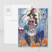 Morissa - Carte postale sorcière (Devant / Derrière)