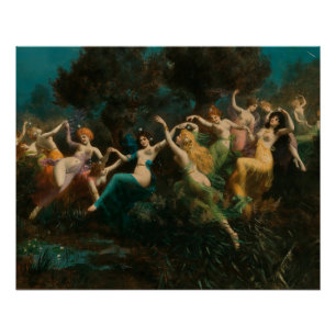 Moritz Stifter Nimfen Glanzende Poster Perfect Poster