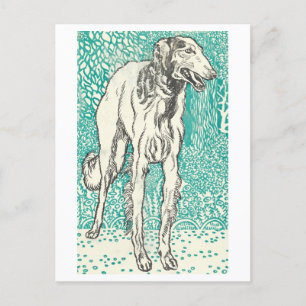 Moriz Jung Greyhound Imprimer carte postale