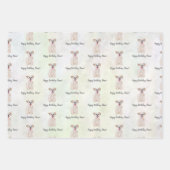 Morkie Dog Birthday Wrapping Paper (Voorkant 2)