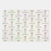 Morkie Dog Birthday Wrapping Paper (Voorkant)