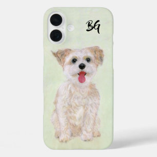 Morkie Hond Naakt Ergens iPhone 16 Plus Hoesje