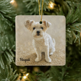 Morkie Liefde Keramisch Ornament