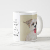 Morkie Love Jumbo Mug (Devant droit)