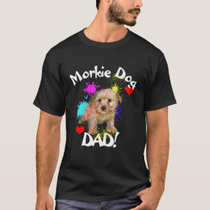 Morkie Pap Hondenliefhebber Beste Hond Pap Ooit T-shirt