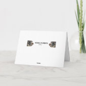 Morkie-Wenskaart Kaart (Achterkant)