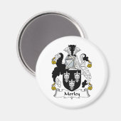 Morley Family Crest Magneet (Voorkant / Achterkant)