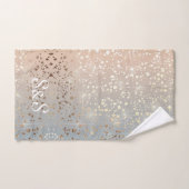 mormat 1920 Glam Gold Star Foil Sparkle Bad Handdoek (Handdoek)