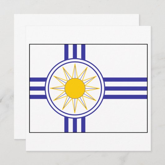 Mormon Flag Kaart (Voorkant / Achterkant)