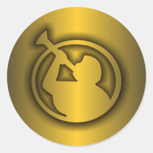 Mormon Gold Ronde Sticker
