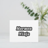Mormon Ninja Briefkaart (Staand voorkant)