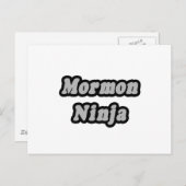 Mormon Ninja Briefkaart (Voorkant / Achterkant)