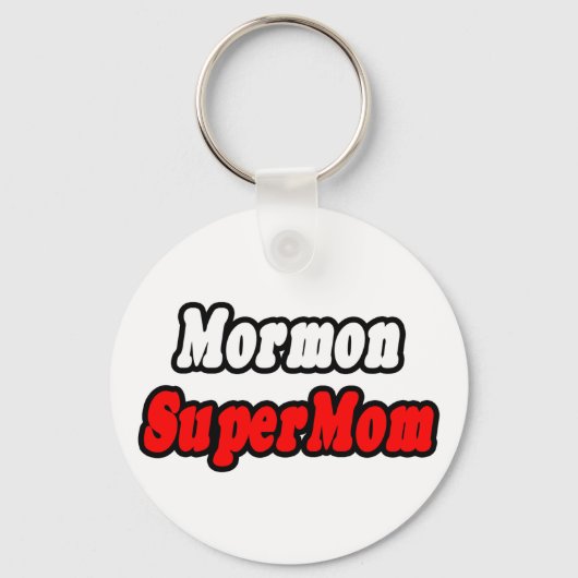 Mormon SuperMam Sleutelhanger (Voorkant)