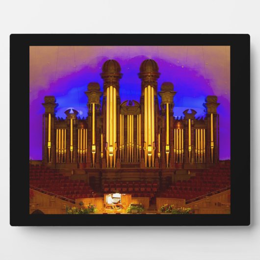 Mormon Tabernacle organ plaque Fotoplaat (Voorkant)