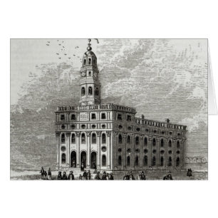 Mormon Temple bij Salt Lake, 1854