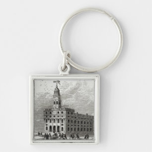 Mormon Temple bij Salt Lake, 1854 Sleutelhanger