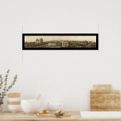 Mormon Temple Birdseye Foto 1910 Poster (Keuken)