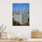 Mormon Temple Poster (Keuken)