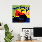Mornin rechter Grapefruit en Sinaasappels Poster (Thuiskantoor)