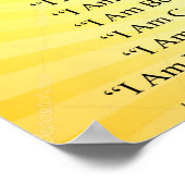 Morning Affirmations Poster (Hoek)