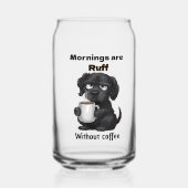 Morning are Ruff Without Coffee Pet Dog & Coffee  (Recto)