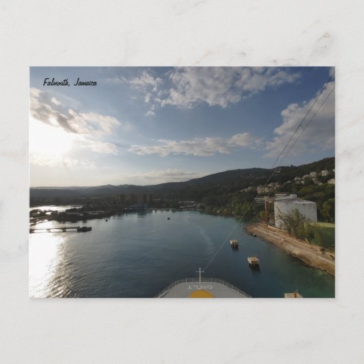 Morning Arrival – Jamaica  Briefkaart (Voorkant)