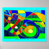 Morning at the Golf Course 11 x 8.5 poster (Devant)